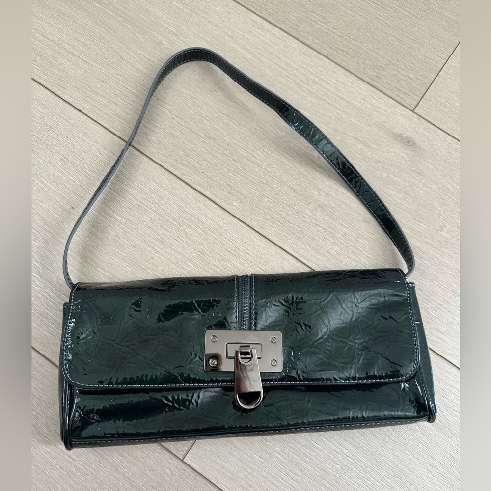 Limited Woman Hand Shoulder Hand‎ Bag Zipper Green